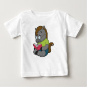 Pferde-Nerd-Brille Baby T-shirt (Vorderseite)