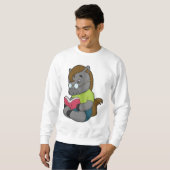 Pferde-Nerd-Brille Sweatshirt (Vorne ganz)