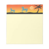 Pferde NotePad Notizblock (Vorderseite)
