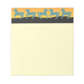 Pferde NotePad Notizblock (Vorderseite)