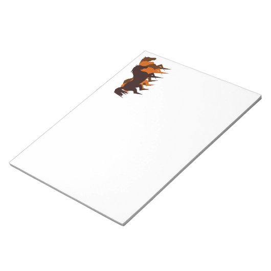 Pferde Notepad Notizblock (angewinkelt)