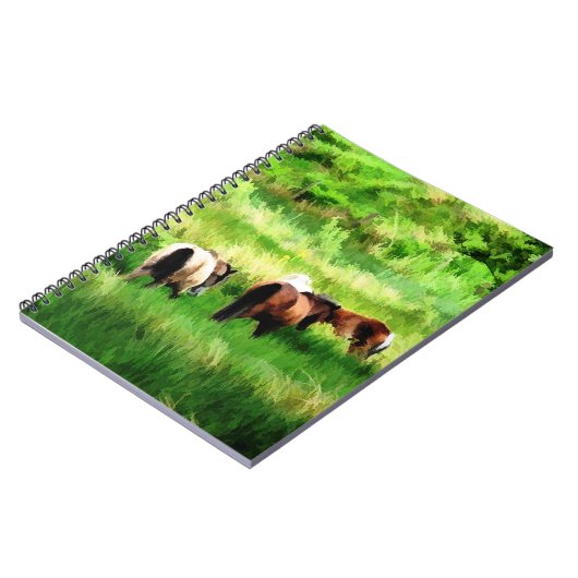 PFERDE NOTIZBLOCK (Linke Seite)