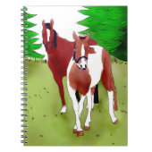Pferde Notizblock (Vorderseite)