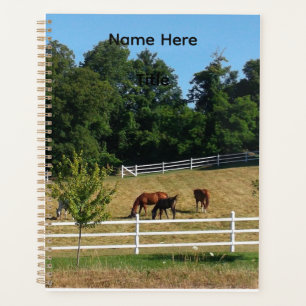 Pferde Notizbuch Planer