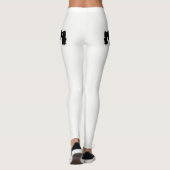 Pferde- oder Ponygewohnheitstext Leggings (Rückseite)