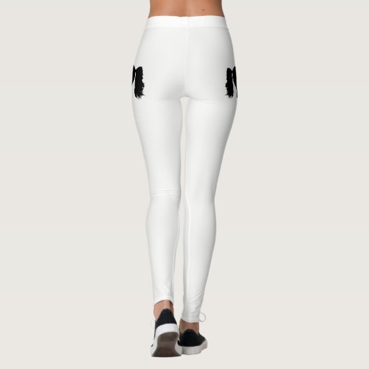 Pferde- oder Ponygewohnheitstext Leggings (Rückseite)