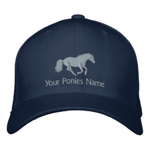 Pferde- oder Ponyreiter Bestickte Baseballkappe
