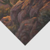 Pferde Painted Desert Western Decoupage Seidenpapier (Ausschnitt)