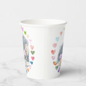 Pferde Pappbecher für Kindergeburtstag (Rechts)