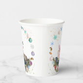 Pferde Pappbecher, Weihnachtstisch dekoration Pappbecher (Rechts)