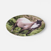 PFERDE PAPPTELLER (Schrägansicht)