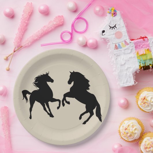 Pferde Pappteller (Party)