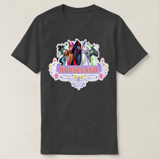 Pferde Pferde Charaktere Pferde Shirt (Design vorne)