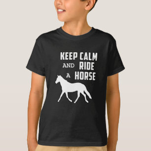 Pferde Pferde Pferdereiten Reiten Behaltend Ruhe G T-Shirt