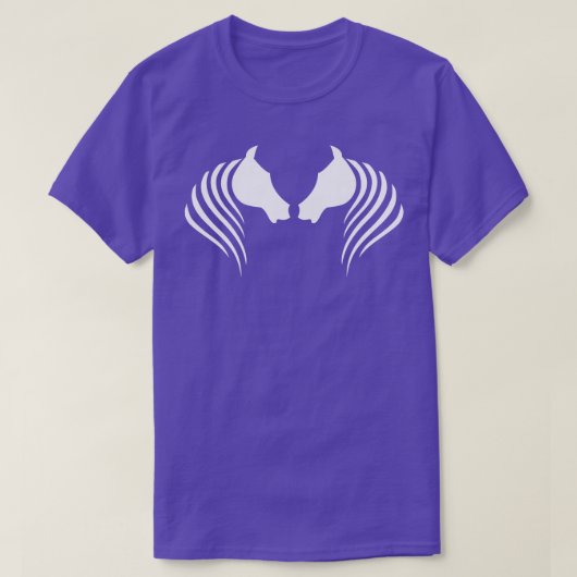Pferde Pferde Reiter Geschenk T-Shirt (Design vorne)