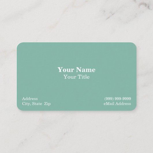 Pferde/Pferde Visitenkarte (Rückseite)