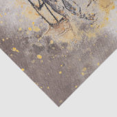 Pferde Pflügen Seidenpapier (Detail)