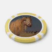 Pferde Poker Chip Luck Arabian Hengstdüste (Einzeln)