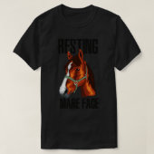 Pferde Ponies Reiten Reiten T-Shirt (Design vorne)