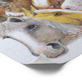 Pferde Poster (Ecke)
