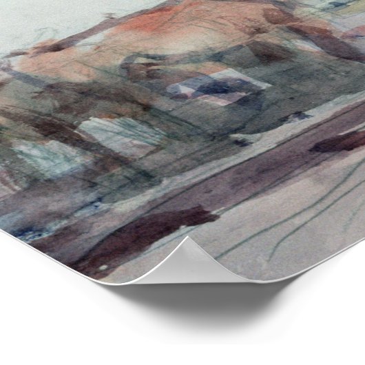 Pferde Poster (Ecke)