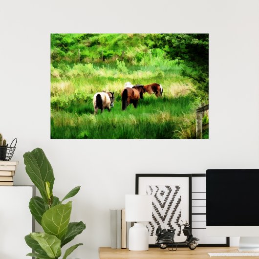 PFERDE POSTER (Heimbüro)