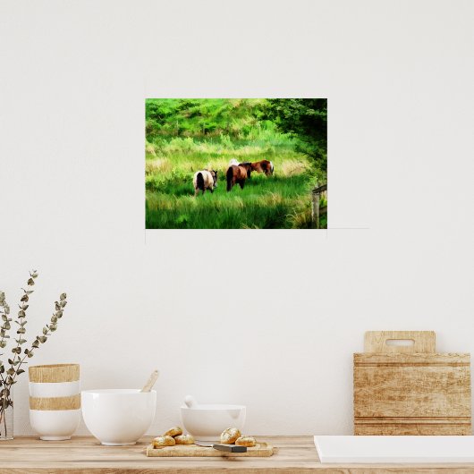 PFERDE POSTER (Küche)