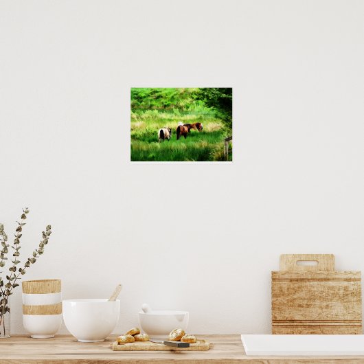 PFERDE POSTER (Küche)
