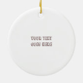 Pferde Primitive Höhlenkunst Keramikornament (Hinten)