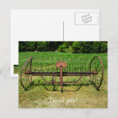 Pferde-Rechen Postkarte (Vorne/Hinten)