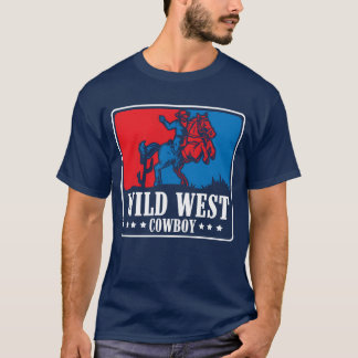 Pferde Revolver Bankraub Dressur Junge T-Shirt