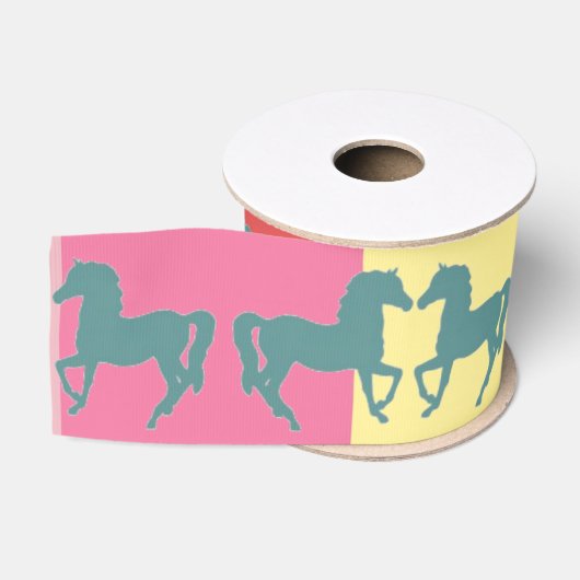 Pferde Ribbon Ripsband (Spule)