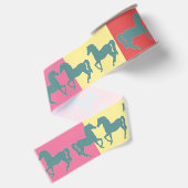 Pferde Ribbon Ripsband (Rückseite)