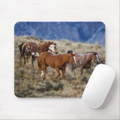 Pferde Roaming in den Hügeln Mousepad (Mit Mouse)