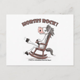 Pferde Rock! Postkarte