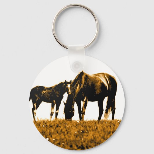 Pferde Schlüsselanhänger (Vorderseite)