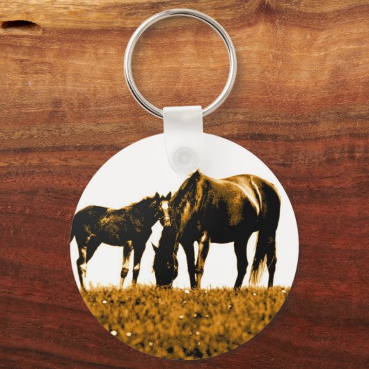 Pferde Schlüsselanhänger (Vorderseite)