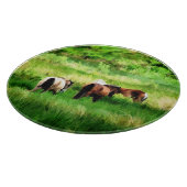 PFERDE SCHNEIDEBRETT (Ecke)