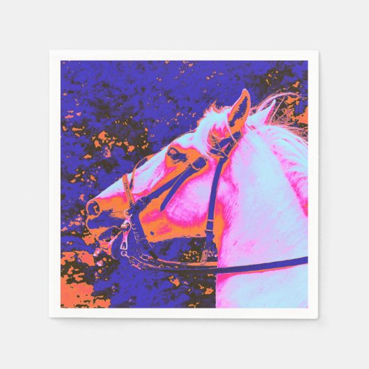 PFERDE SERVIETTE (Vorderseite)