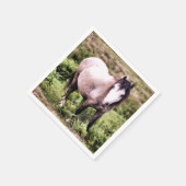 PFERDE SERVIETTE (Ecke)