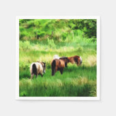 PFERDE SERVIETTE (Vorderseite)