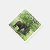 PFERDE SERVIETTE (Ecke)