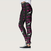Pferde sind der beste Freund des Mädchens Leggings (Links)