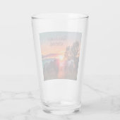 Pferde sind Engel ohne Flügel Glas (Rückseite)