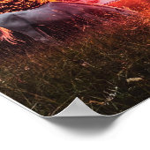 Pferde sind Engel ohne Flügel Poster (Ecke)