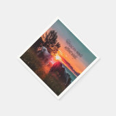 Pferde sind Engel ohne Flügel Serviette (Ecke)