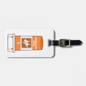 Pferde sind mein Medikament Gepäckanhänger (Vorderseite horizontal)