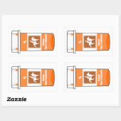 Pferde sind mein Medikament Rechteckiger Aufkleber (Blatt)