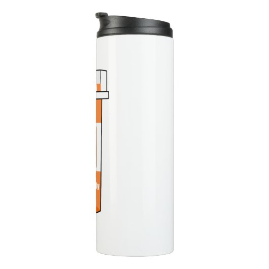 Pferde sind mein Medikament Thermosbecher (Nach rechts gedreht)