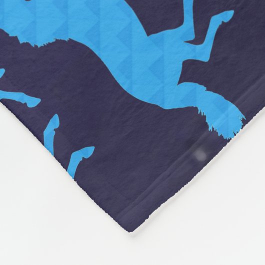 Pferde Starry Night Fleece Blanket (Ecke)